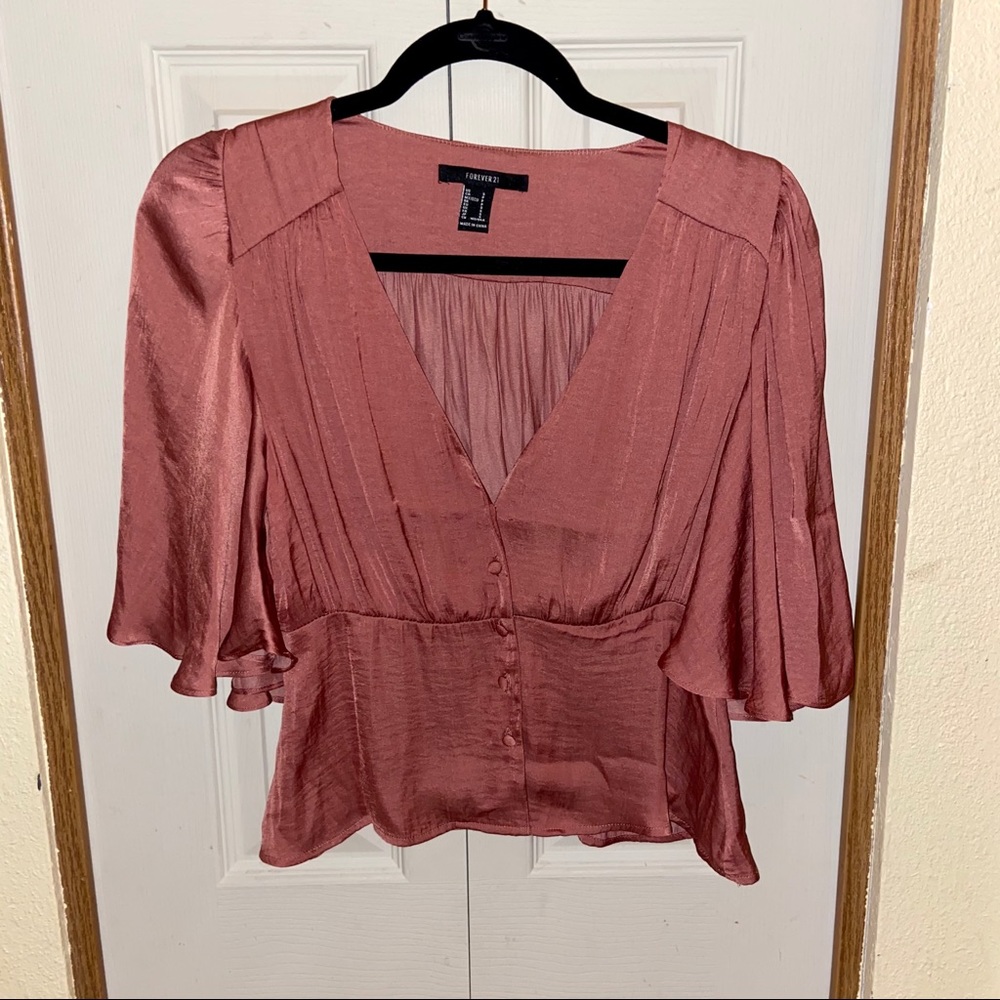 Pink Flowy Blouse - Picture 3 of 6
